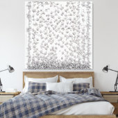 Weiße Rosen A Leinwanddruck (Insitu (Schlafzimmer))