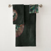 Weiße Rosen Badhandtuch Set (Insitu)