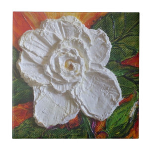 Weiße Rosen-Fliese Fliese