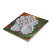 Weiße Rosen-Fliese Fliese (Seite)