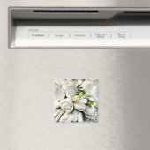 Weiße Rosen für jeden Anlass_ Magnet (In Situ (Geschirrspüler))