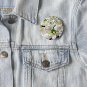 Weiße Rosen, glücklich_ Button (Beispiel)