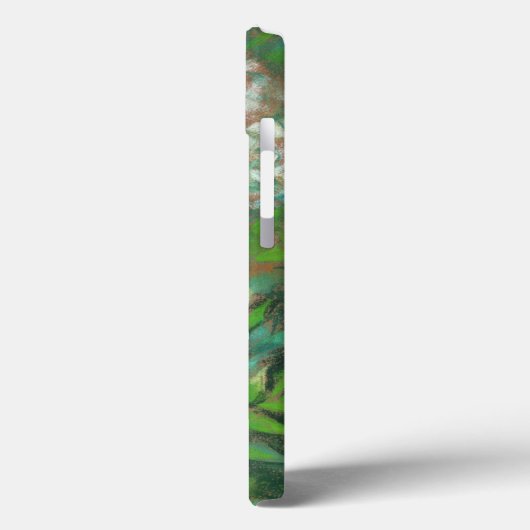 "Weiße Rosen, grüne Blätter", wunderschöne Blume Case-Mate iPhone Hülle (Rückseite / Links)