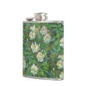 "Weiße Rosen, grüne Blätter", wunderschöne Blume Flachmann (Links)