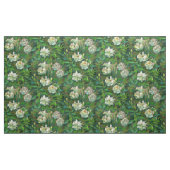 "Weiße Rosen, grüne Blätter", wunderschöne Blume Stoff (Yard (91,4 cm))