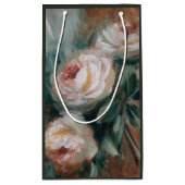 Weiße Rosen Kleine Geschenktüte (Rückseite)