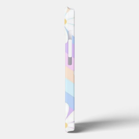 weiße Rosen mit farbigem Hintergrund Case-Mate iPhone Hülle (Rückseite / Links)