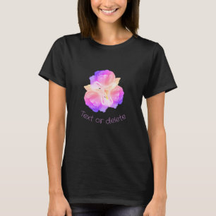 Weiße Rosen mit Raindrops Bouquet Personalisiert T-Shirt