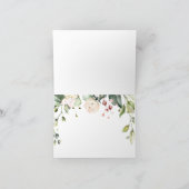 Weiße Rosen, Mutter der Braut Hochzeit Dankeskarte (Innenseite)