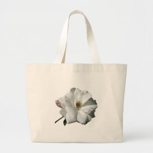 Weiße Rosen Party Dusche Hochzeitsblüten Schicksal Jumbo Stoffbeutel