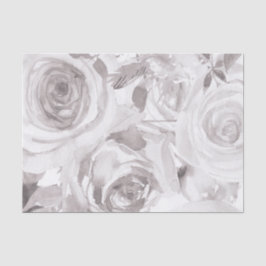Weiße Rosen Rose Moderne Elegante Hochzeit Seidenpapier