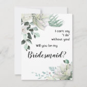 Weiße Rosen sind mein Überbrückungsvorschlag Mitteilungskarte (Vorderseite)