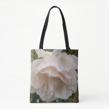 Weiße-Rosen-Tasche