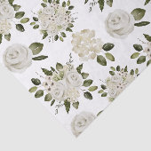 Weiße Rosen-Tissue-Papier Seidenpapier (Ausschnitt)
