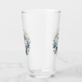 Weiße Rosen und Vögel Glas (Rechts)