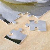 Weiße Rosenblüten des Singles Puzzle (Seite)