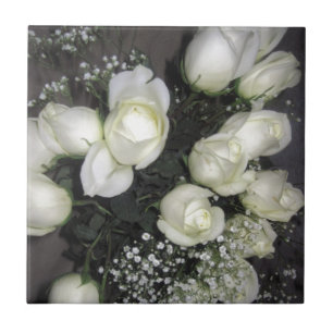 WEISSE ROSES FLIESE