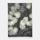 WEISSE ROSES KÜCHENTUCH (Vertikal)