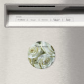 WEISSE ROSES WEDD MAGNET (In Situ (Geschirrspüler))