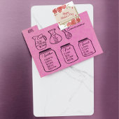 Weiße Rote Rosen Einzigartiger Tag der glücklichen Magnet