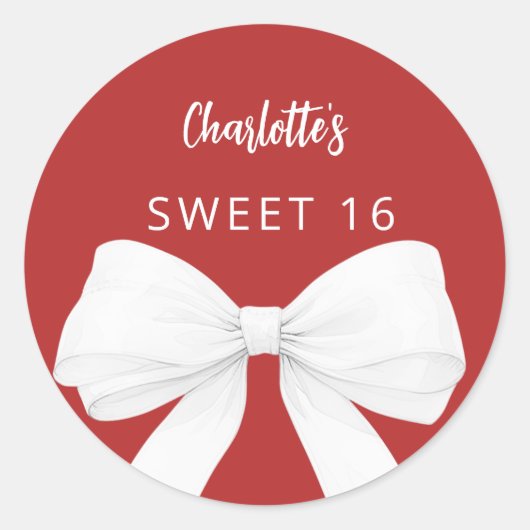 Weiße Rübe 16 Runder Aufkleber (Vorderseite)