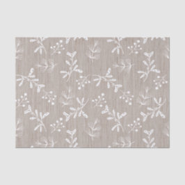 Weiße Rustikale Weihnachten Seidenpapier