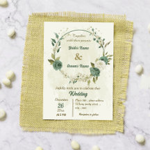 Weiße Salbei-Blume-Hochzeit