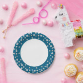 Weiße SandDollars Pappteller (Party)