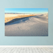Weiße Sanddünen Leinwanddruck (Insitu (Holzboden))