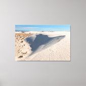 Weiße Sanddünen Leinwanddruck (Vorderseite)