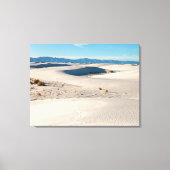 Weiße Sanddünen Leinwanddruck (Vorderseite)