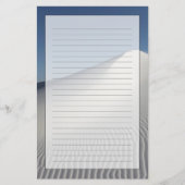 Weiße Sande Briefpapier (Vorderseite)