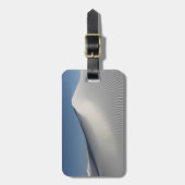 Weiße Sande Gepäckanhänger (Vorderseite vertikal)