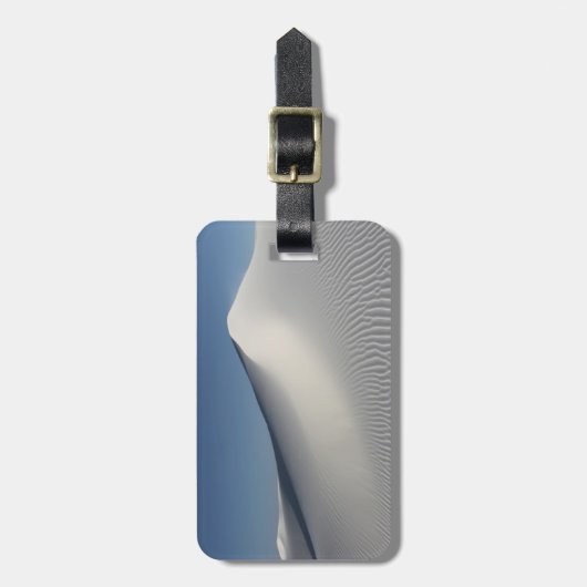 Weiße Sande Gepäckanhänger (Vorderseite vertikal)