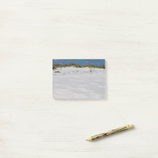 Weiße sandige Strände Post-it Klebezettel (Auf Schreibtisch)