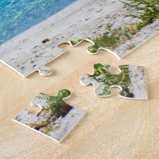 Weiße Sandstrände, türkisfarbenes Wasser, Insel mi Puzzle (Seite)