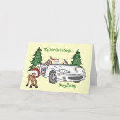 Weiße Sankt Feiertagskarte (Vorderseite)