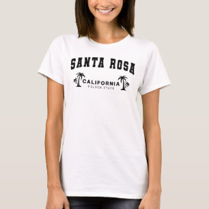 Weiße Santa Rosa, Kalifornien T-Shirt