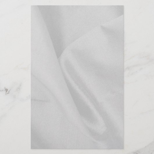 Weiße Satin Briefpapier (Vorderseite)