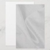 Weiße Satin Briefpapier (Vorne/Hinten)