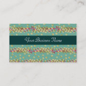 WEISSE SÄURE, hellgelb-grün, rosa Visitenkarte (Rückseite)