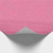 Weiße Schädel auf rosa Packpapier (Ecke)