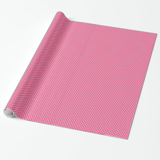 Weiße Schädel auf rosa Packpapier (Ungerollt)