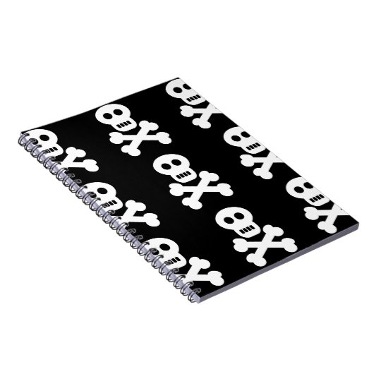 Weiße Schädel Notizblock (Rechte Seite)