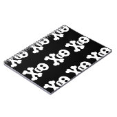 Weiße Schädel Notizblock (Linke Seite)