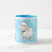 Weiße Schaf-Tasse Tasse (Zentrum)