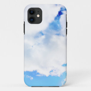 Weiße Schäfchenwolken und blauer Himmel Case-Mate iPhone Hülle
