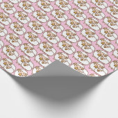 Weiße Schafe Geschenkpapier (Ecke)