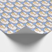Weiße Schafe Geschenkpapier (Ecke)