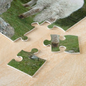 Weiße Schafe, Wales und British HilWalking Puzzle (Seite)
